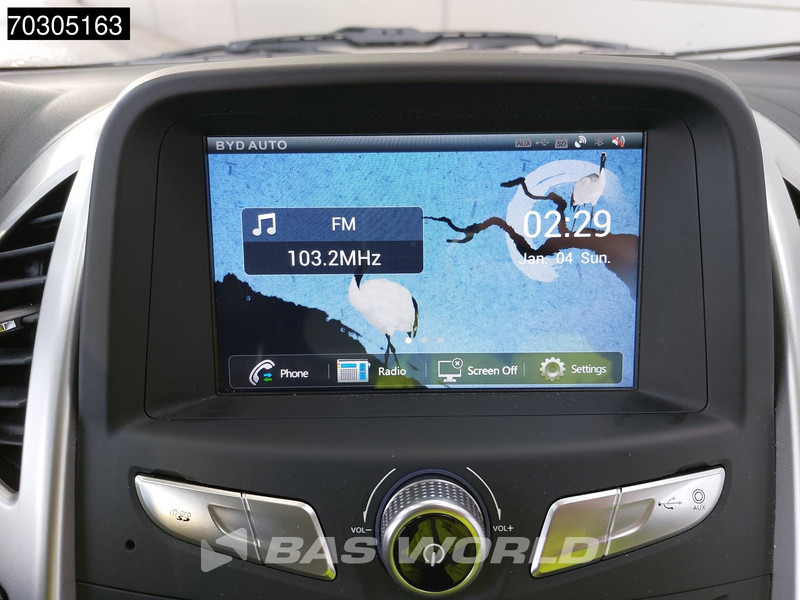 Små varebil, El-varebil BYD ETP3 Elektrisch 45kWh WLTP 238km 2x Schuifdeur Airco Camera Parkeersensoren Leder Stoelverwarming Airco: billede 15