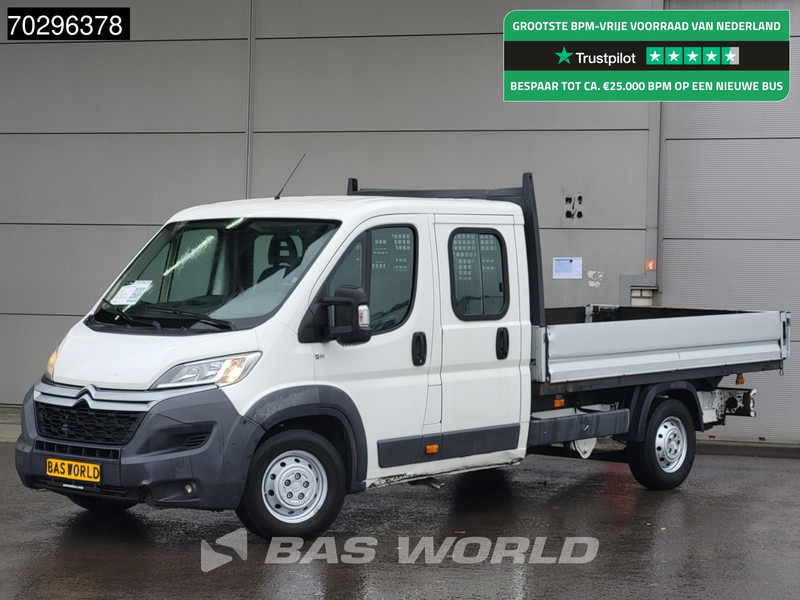 Citroën Jumper 130PK Open Laadbak Dubbel Cabine Trekhaak Airco Cruise Euro6 Pritsche Pickup Open Box Airco Trekhaak Cruise control - Ladbil: billede 1 Citroën Jumper 130PK Open Laadbak Dubbel Cabine Trekhaak Airco Cruise Euro6 Pritsche Pickup Open Box Airco Trekhaak Cruise control - Ladbil: billede 1