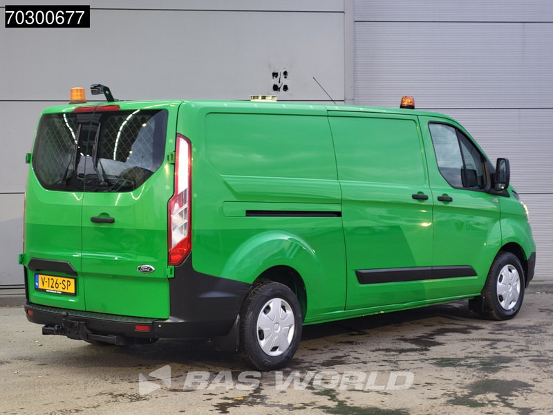 Små varebil Ford Transit Custom 105pk L2H1 Trekhaak Xenon LED Navi Airco Cruise Camera Parkeersensoren Werkplaatsinrichting APK 10-2026 Euro6 L2 Airco Trekhaak: billede 5