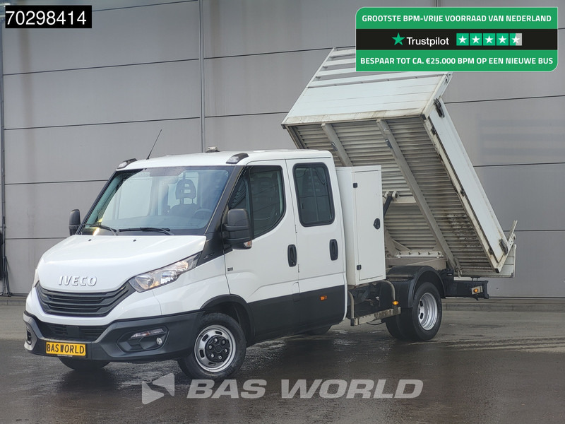 Iveco Daily 35C14 Kipper met Kist Dubbel Cabine 3,5t Trekhaak Dubbellucht Airco Cruise Euro6 Tipper Benne Kieper Airco Trekhaak Cruise contr - Ladbil med tip: billede 1 Iveco Daily 35C14 Kipper met Kist Dubbel Cabine 3,5t Trekhaak Dubbellucht Airco Cruise Euro6 Tipper Benne Kieper Airco Trekhaak Cruise contr - Ladbil med tip: billede 1