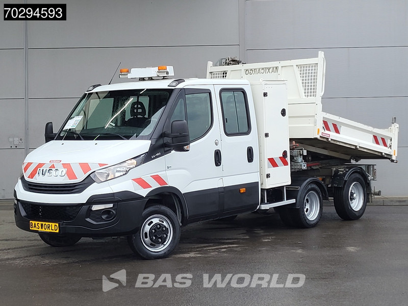 Iveco Daily 35C15 3.0L Kipper met Kist Maxicargo Airco Cruise Camera Euro6 Tipper Benne Kieper 2m3 Airco Dubbel cabine Cruise control - Ladbil med tip: billede 3 Iveco Daily 35C15 3.0L Kipper met Kist Maxicargo Airco Cruise Camera Euro6 Tipper Benne Kieper 2m3 Airco Dubbel cabine Cruise control - Ladbil med tip: billede 3