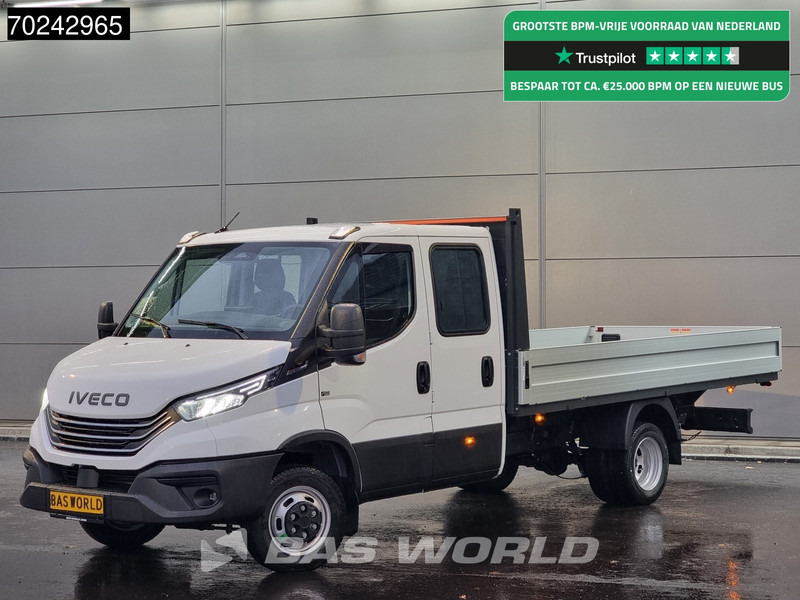 Iveco Daily 35C18 3.0L Automaat 180PK 2025-Model Dubbel Cabine Open laadbak Dubbellucht Navi ACC LED 3,5T Trekvermogen Euro6 Pritsche Pickup - Ladbil: billede 1 Iveco Daily 35C18 3.0L Automaat 180PK 2025-Model Dubbel Cabine Open laadbak Dubbellucht Navi ACC LED 3,5T Trekvermogen Euro6 Pritsche Pickup - Ladbil: billede 1