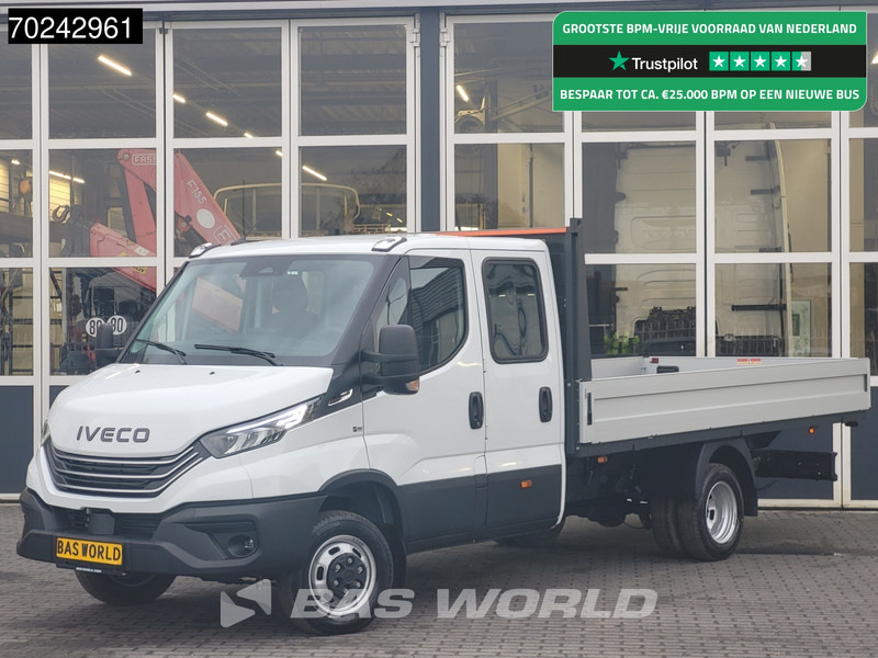 Iveco Daily 35C18 3.0L Automaat 180PK 2025-model Dubbel Cabine Open laadbak Navi ACC LED 3,5T Trekvermogen Euro6 Pritsche Pickup Airco Dubbe - Ladbil: billede 1 Iveco Daily 35C18 3.0L Automaat 180PK 2025-model Dubbel Cabine Open laadbak Navi ACC LED 3,5T Trekvermogen Euro6 Pritsche Pickup Airco Dubbe - Ladbil: billede 1