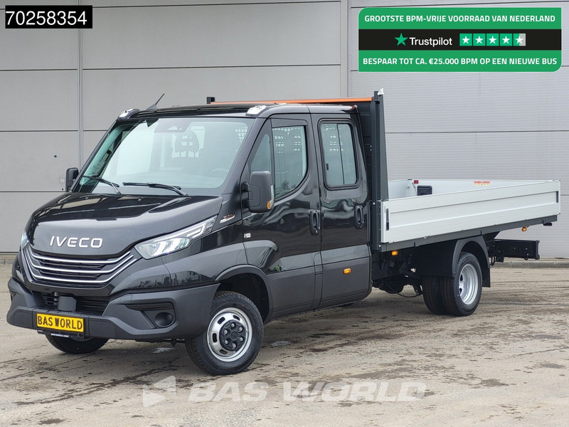 Iveco Daily 35C21 3.0L Automaat 210PK 2025-Model Open laadbak Dubbel Cabine Dubbellucht CarPlay ACC LED 3,5T Trekvermogen Euro6 Pritsche Pic - Ladbil: billede 1 Iveco Daily 35C21 3.0L Automaat 210PK 2025-Model Open laadbak Dubbel Cabine Dubbellucht CarPlay ACC LED 3,5T Trekvermogen Euro6 Pritsche Pic - Ladbil: billede 1
