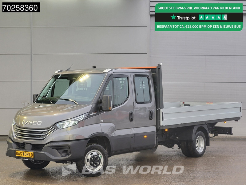 Iveco Daily 35C21 3.0L Automaat 210PK 2025-Model Open laadbak Dubbel Cabine Dubbellucht CarPlay ACC LED 3,5T Trekvermogen Euro6 Pritsche Pic - Ladbil: billede 1 Iveco Daily 35C21 3.0L Automaat 210PK 2025-Model Open laadbak Dubbel Cabine Dubbellucht CarPlay ACC LED 3,5T Trekvermogen Euro6 Pritsche Pic - Ladbil: billede 1