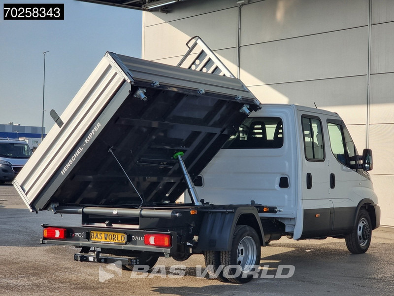 Ny Ladbil med tip Iveco Daily 35C21 3-Zijdige Kipper Dubbel Cabine 210PK 3.0L Dubbellucht 3,5t Trekhaak ACC Airco LED Camera CarPlay Euro6 Tipper Benne Kieper: billede 7