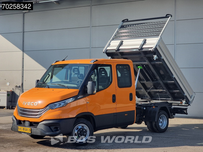 Iveco Daily 35C21 3-Zijdige Kipper Dubbel Cabine 210PK 3.0L Dubbellucht 3,5t Trekhaak ACC Airco LED Camera CarPlay Euro6 Tipper Benne Kieper - Ladbil med tip: billede 5 Iveco Daily 35C21 3-Zijdige Kipper Dubbel Cabine 210PK 3.0L Dubbellucht 3,5t Trekhaak ACC Airco LED Camera CarPlay Euro6 Tipper Benne Kieper - Ladbil med tip: billede 5