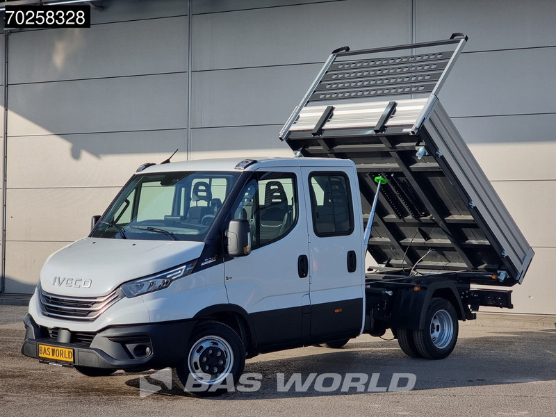Iveco Daily 35C21 3-Zijdige Kipper Dubbel Cabine 210PK 3.0L Dubbellucht 3,5t Trekhaak ACC Airco LED Camera CarPlay Euro6 Tipper Benne Kieper - Ladbil med tip: billede 5 Iveco Daily 35C21 3-Zijdige Kipper Dubbel Cabine 210PK 3.0L Dubbellucht 3,5t Trekhaak ACC Airco LED Camera CarPlay Euro6 Tipper Benne Kieper - Ladbil med tip: billede 5