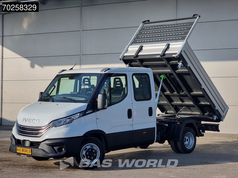 Iveco Daily 35C21 3-Zijdige Kipper Dubbel Cabine 210PK 3.0L Dubbellucht 3,5t Trekhaak ACC Airco LED Camera CarPlay Euro6 Tipper Benne Kieper - Ladbil med tip: billede 5 Iveco Daily 35C21 3-Zijdige Kipper Dubbel Cabine 210PK 3.0L Dubbellucht 3,5t Trekhaak ACC Airco LED Camera CarPlay Euro6 Tipper Benne Kieper - Ladbil med tip: billede 5