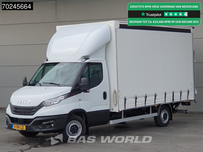 Iveco Daily 35S18 3.0L Laadklep 180PK Schuifzeilen Airco Cruise Bakwagen Euro6 Meubelbak Zeilenwagen Schuifzeil Plane 22m3 Airco Cruise cont - Varebil med presenning: billede 1 Iveco Daily 35S18 3.0L Laadklep 180PK Schuifzeilen Airco Cruise Bakwagen Euro6 Meubelbak Zeilenwagen Schuifzeil Plane 22m3 Airco Cruise cont - Varebil med presenning: billede 1