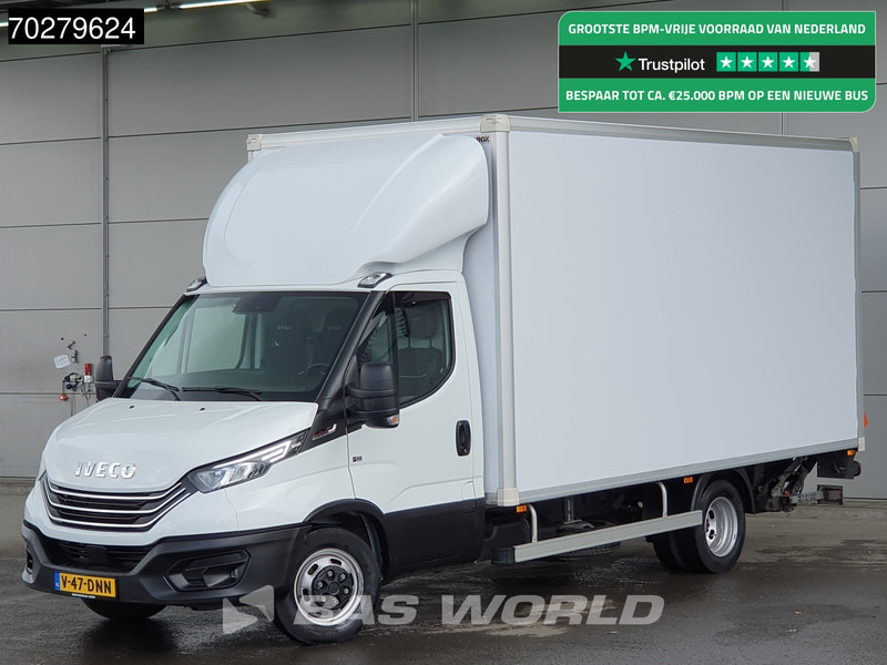 Varebil med kasse Iveco Daily 40C18 3.0L Automaat Laadklep Dubbellucht Zijdeur Meubelbak LED Navi Airco Cruise Camera Meubelbak Koffer 23m3 Airco Cruise contr: billede 1