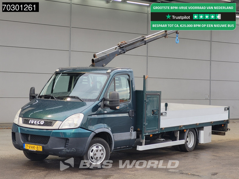 Iveco Daily 40C18 3.0L Kraanwagen Open Laadbak Hyya 017T 1320KG 3,5t Trekhaak Airco 180PK Kraan Cran Kranwagen Crane Pritsche Pickup Open Bo - Ladbil: billede 1 Iveco Daily 40C18 3.0L Kraanwagen Open Laadbak Hyya 017T 1320KG 3,5t Trekhaak Airco 180PK Kraan Cran Kranwagen Crane Pritsche Pickup Open Bo - Ladbil: billede 1