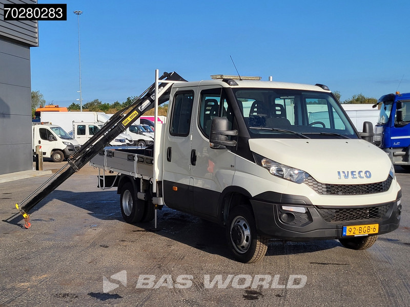 Iveco Daily 50C17 3,0L Automaat 170PK HIAB 017T-2 DC Open laadbak Dubbellucht Airco Euro6 Pickup Crane Kraanwagen Kranwagen Pritsche Airco D - Ladbil: billede 2 Iveco Daily 50C17 3,0L Automaat 170PK HIAB 017T-2 DC Open laadbak Dubbellucht Airco Euro6 Pickup Crane Kraanwagen Kranwagen Pritsche Airco D - Ladbil: billede 2