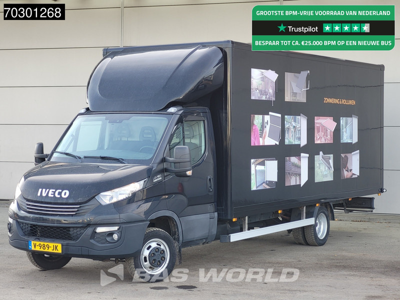 Iveco Daily 50C18 3.0L Automaat 577cm Dubbellucht Bakwagen Airco Cruise Euro6 Meubelbak Koffer Airco Cruise control - Varebil med kasse: billede 1 Iveco Daily 50C18 3.0L Automaat 577cm Dubbellucht Bakwagen Airco Cruise Euro6 Meubelbak Koffer Airco Cruise control - Varebil med kasse: billede 1