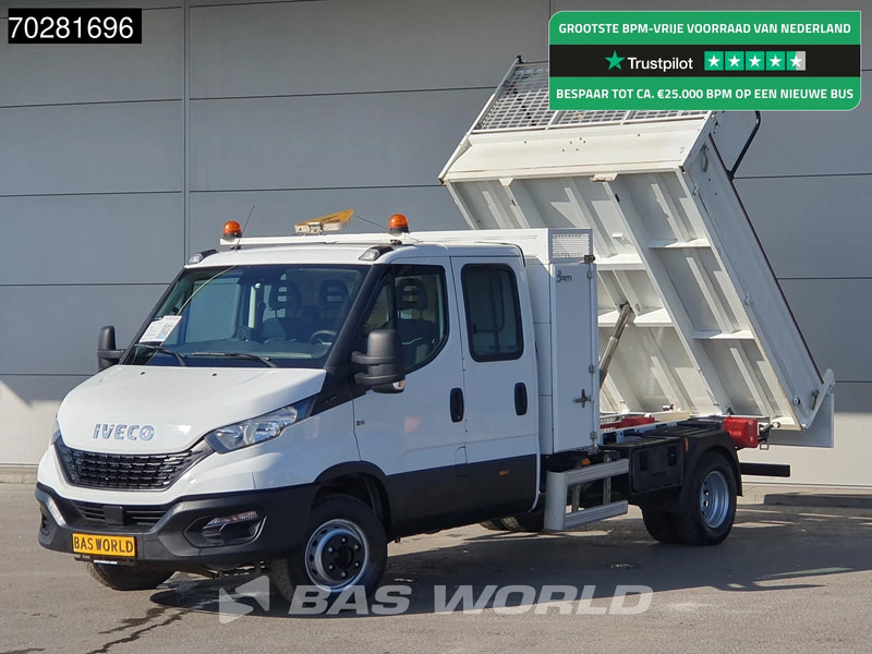 Iveco Daily 70C18 3.0L Kipper Dubbel Cabine Dubbellucht 3,5t Trekhaak Airco Cruise Camera Zwaailampen Euro6 Tipper Benne Kieper 2m3 Airco Tr - Ladbil med tip: billede 1 Iveco Daily 70C18 3.0L Kipper Dubbel Cabine Dubbellucht 3,5t Trekhaak Airco Cruise Camera Zwaailampen Euro6 Tipper Benne Kieper 2m3 Airco Tr - Ladbil med tip: billede 1