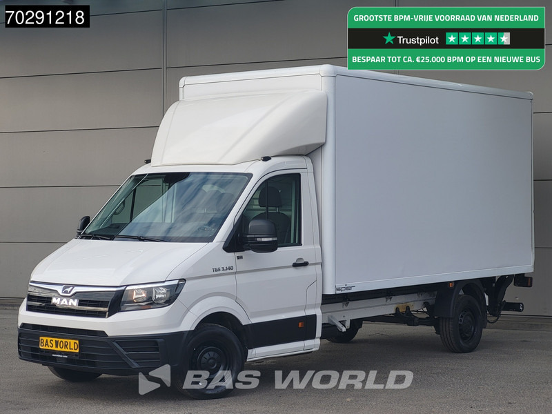 MAN TGE 3.140 Laadklep Automaat Bakwagen Airco Cruise Camera Euro6 Meubelbak Koffer 20m3 Airco Cruise control - Varebil med kasse: billede 1 MAN TGE 3.140 Laadklep Automaat Bakwagen Airco Cruise Camera Euro6 Meubelbak Koffer 20m3 Airco Cruise control - Varebil med kasse: billede 1