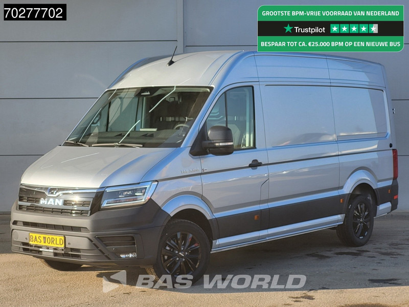 MAN TGE 3.180 Automaat 180PK L3H3 LED Airco Cruise Trekhaak Camera Parkeersensoren L2H2 11m3 Airco Trekhaak - Varevogn: billede 1 MAN TGE 3.180 Automaat 180PK L3H3 LED Airco Cruise Trekhaak Camera Parkeersensoren L2H2 11m3 Airco Trekhaak - Varevogn: billede 1