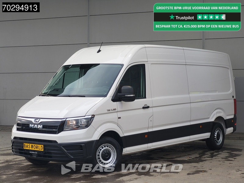 MAN TGE 3.180 Automaat 180PK L3H3 Trekhaak Airco Cruise Camera Parkeersensoren Euro6 L2H2 Airco Trekhaak Cruise control - Varevogn: billede 1 MAN TGE 3.180 Automaat 180PK L3H3 Trekhaak Airco Cruise Camera Parkeersensoren Euro6 L2H2 Airco Trekhaak Cruise control - Varevogn: billede 1