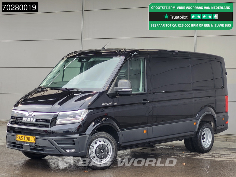 MAN TGE 5.160 Uniek! Dubbellucht 2025-Model Automaat L3H2 Laag Dak ACC Navi LED Airco Camera Parkeersensoren CarPlay Euro6 L2H1 Airco - Varevogn: billede 1 MAN TGE 5.160 Uniek! Dubbellucht 2025-Model Automaat L3H2 Laag Dak ACC Navi LED Airco Camera Parkeersensoren CarPlay Euro6 L2H1 Airco - Varevogn: billede 1
