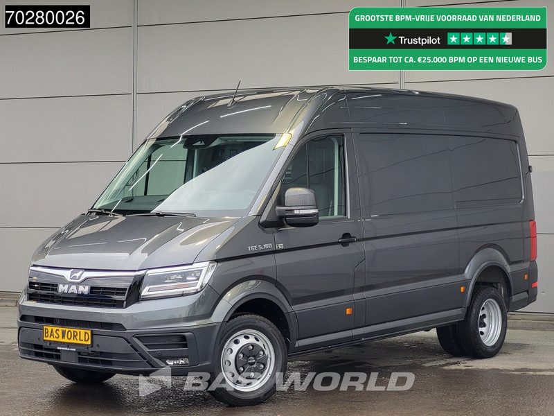 MAN TGE 5.160 Uniek! Dubbellucht Automaat L3H3 160PK ACC LED Navi Airco Camera Parkeersensoren v+a 12,4inch-Display CarPlay Euro6 L2H2 Airco - Varevogn: billede 1 MAN TGE 5.160 Uniek! Dubbellucht Automaat L3H3 160PK ACC LED Navi Airco Camera Parkeersensoren v+a 12,4inch-Display CarPlay Euro6 L2H2 Airco - Varevogn: billede 1