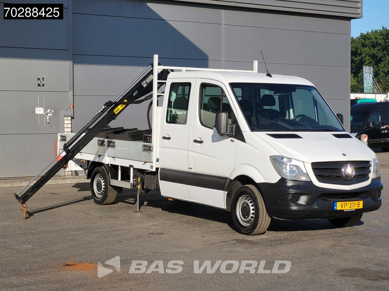 Mercedes-Benz Sprinter 310 CDI Euro6 Automaat Open laadbak Kraanwagen HIAB 017T-2 Navi Airco Euro6 Kraan Crane Kranwagen Pickup Pritsche Airco - Ladbil: billede 1 Mercedes-Benz Sprinter 310 CDI Euro6 Automaat Open laadbak Kraanwagen HIAB 017T-2 Navi Airco Euro6 Kraan Crane Kranwagen Pickup Pritsche Airco - Ladbil: billede 1