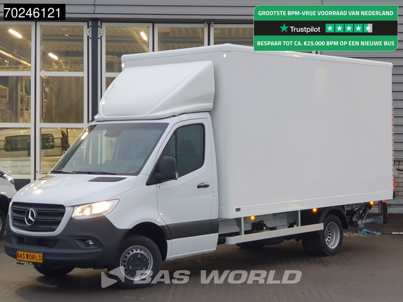 Mercedes-Benz Sprinter 515 CDI Automaat 1000kg Laadklep Zijdeur Dubbellucht Bakwagen MBUX Airco Cruise CarPlay D'Hollandia Euro6 Koffer Meubelbak 21m3 - Varebil med kasse: billede 1 Mercedes-Benz Sprinter 515 CDI Automaat 1000kg Laadklep Zijdeur Dubbellucht Bakwagen MBUX Airco Cruise CarPlay D'Hollandia Euro6 Koffer Meubelbak 21m3 - Varebil med kasse: billede 1