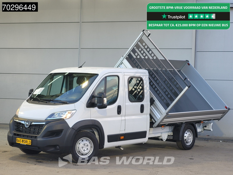 Opel Movano 140PK Driezijdige Kipper Dubbel Cabine Airco Cruise Euro6 Tipper Benne Kieper Dreiseitenkipper Airco Cruise control - Ladbil med tip: billede 1 Opel Movano 140PK Driezijdige Kipper Dubbel Cabine Airco Cruise Euro6 Tipper Benne Kieper Dreiseitenkipper Airco Cruise control - Ladbil med tip: billede 1