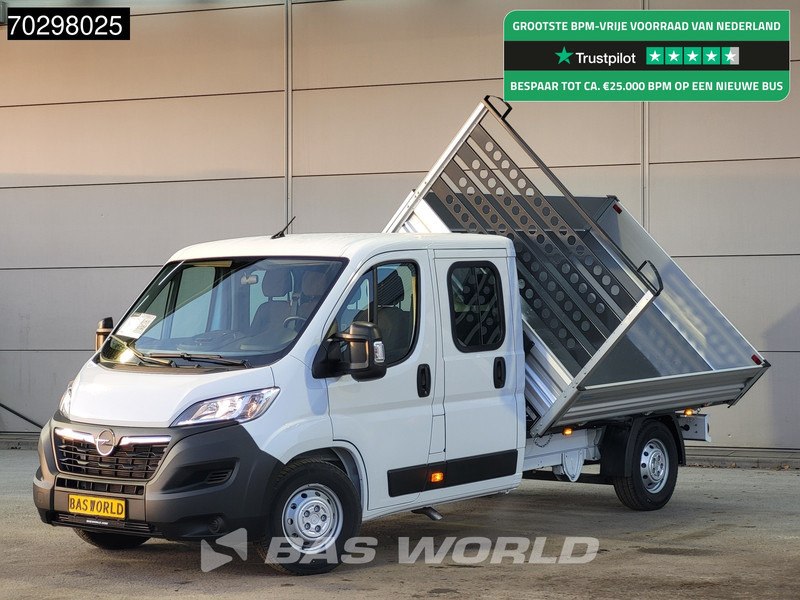 Opel Movano 140PK Driezijdige Kipper Dubbel Cabine Airco Cruise Euro6 Tipper Benne Kieper Dreiseitenkipper Airco Cruise control - Ladbil med tip: billede 1 Opel Movano 140PK Driezijdige Kipper Dubbel Cabine Airco Cruise Euro6 Tipper Benne Kieper Dreiseitenkipper Airco Cruise control - Ladbil med tip: billede 1