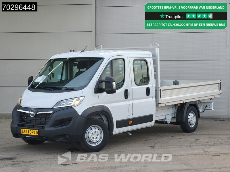 Opel Movano 140PK Dubbel Cabine Open Laadbak Airco Cruise Euro6 Pritsche Pickup Open Box Airco Cruise control - Ladbil: billede 1 Opel Movano 140PK Dubbel Cabine Open Laadbak Airco Cruise Euro6 Pritsche Pickup Open Box Airco Cruise control - Ladbil: billede 1