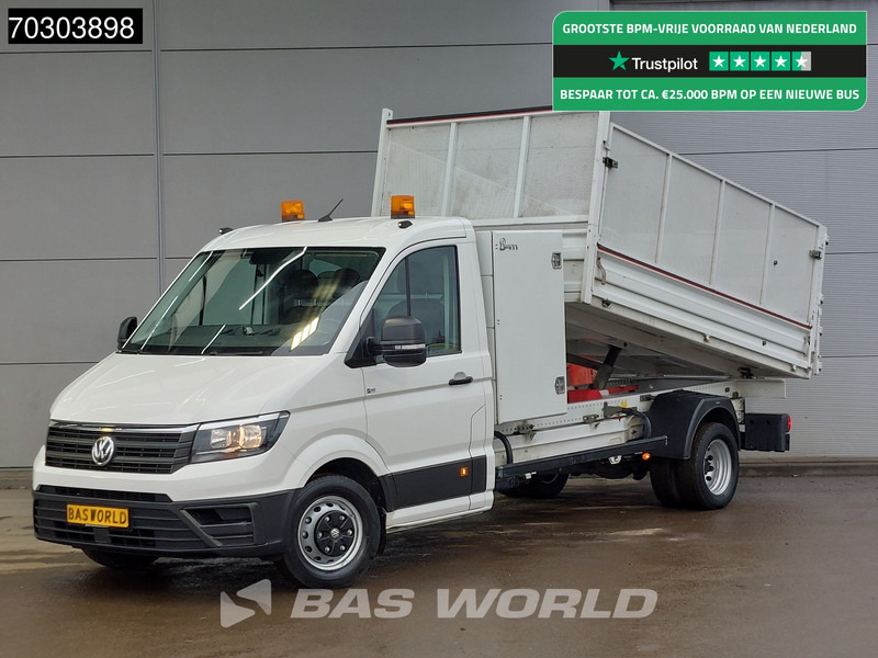 Volkswagen Crafter 177pk Kipper met Kist Dubbellucht 3,5t Trekhaak Airco Euro6 Kieper Tipper Benne Airco Trekhaak - Ladbil med tip: billede 1 Volkswagen Crafter 177pk Kipper met Kist Dubbellucht 3,5t Trekhaak Airco Euro6 Kieper Tipper Benne Airco Trekhaak - Ladbil med tip: billede 1
