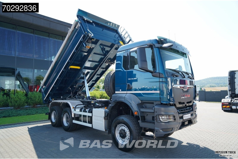 MAN TGS 33.480 TGS 6X6 11m3 KH-3-Way Kipper 6x6 Steel Suspension Automatic Big-Axle Euro 6 - Tipvogn lastbil: billede 5 MAN TGS 33.480 TGS 6X6 11m3 KH-3-Way Kipper 6x6 Steel Suspension Automatic Big-Axle Euro 6 - Tipvogn lastbil: billede 5
