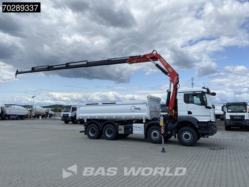 MAN TGS 35.440 8X4 NEW! Fassi F275.026 Kran Crane 13m3 3-Sided Tipper Big-Axle Euro 6 - Tipvogn lastbil, Lastbil med kran: billede 3 MAN TGS 35.440 8X4 NEW! Fassi F275.026 Kran Crane 13m3 3-Sided Tipper Big-Axle Euro 6 - Tipvogn lastbil, Lastbil med kran: billede 3