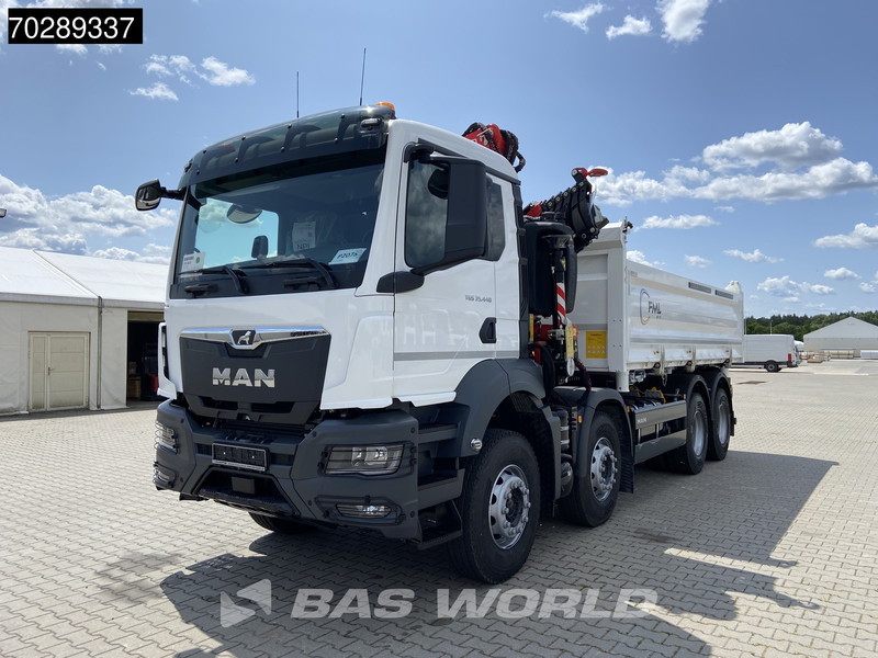 Ny Tipvogn lastbil, Lastbil med kran MAN TGS 35.440 8X4 NEW! Fassi F275.026 Kran Crane 13m3 3-Sided Tipper Big-Axle Euro 6: billede 10 Ny Tipvogn lastbil, Lastbil med kran MAN TGS 35.440 8X4 NEW! Fassi F275.026 Kran Crane 13m3 3-Sided Tipper Big-Axle Euro 6: billede 10