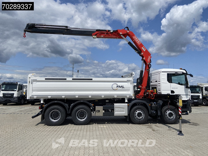 Ny Tipvogn lastbil, Lastbil med kran MAN TGS 35.440 8X4 NEW! Fassi F275.026 Kran Crane 13m3 3-Sided Tipper Big-Axle Euro 6: billede 7 Ny Tipvogn lastbil, Lastbil med kran MAN TGS 35.440 8X4 NEW! Fassi F275.026 Kran Crane 13m3 3-Sided Tipper Big-Axle Euro 6: billede 7