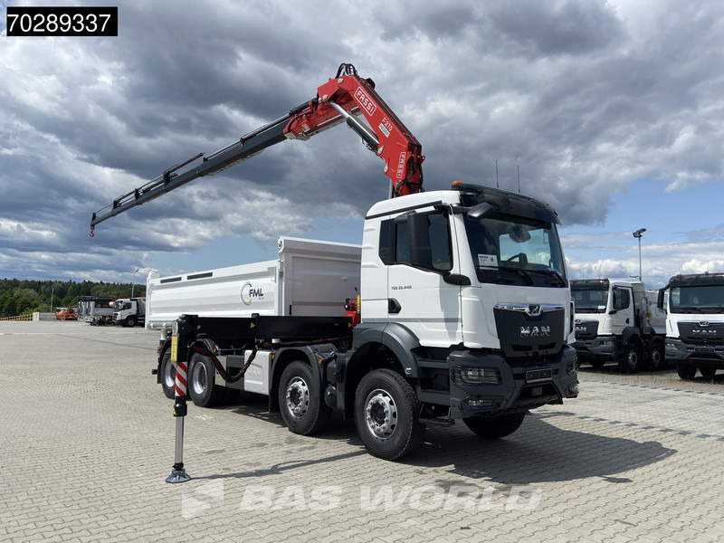 Ny Tipvogn lastbil, Lastbil med kran MAN TGS 35.440 8X4 NEW! Fassi F275.026 Kran Crane 13m3 3-Sided Tipper Big-Axle Euro 6: billede 8 Ny Tipvogn lastbil, Lastbil med kran MAN TGS 35.440 8X4 NEW! Fassi F275.026 Kran Crane 13m3 3-Sided Tipper Big-Axle Euro 6: billede 8