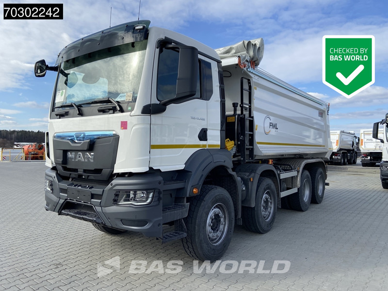 MAN TGS 41.400 8X4 20m3 KH Kipper Tarpaulin Automatic Big-Axle EURO 2 - Tipvogn lastbil: billede 1 MAN TGS 41.400 8X4 20m3 KH Kipper Tarpaulin Automatic Big-Axle EURO 2 - Tipvogn lastbil: billede 1