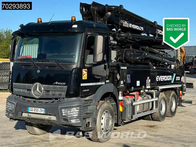 Mercedes-Benz Arocs 2840 Arocs 6X4 Unused! Everdigm 37CX-5 concrete pump Steel Suspension Automatic Euro 6 - Betonpumpe: billede 1 Mercedes-Benz Arocs 2840 Arocs 6X4 Unused! Everdigm 37CX-5 concrete pump Steel Suspension Automatic Euro 6 - Betonpumpe: billede 1
