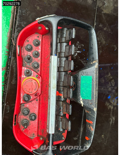 Lastbil med lad, Lastbil med kran Scania R420 8X2 Palfinger PK100002 Crane Kran + PJ170 JIB Lift Axle Euro 4: billede 18