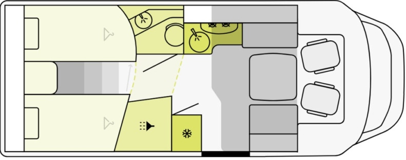 Etrusco T 7400 SBC - Delintegreret autocamper: billede 1 Etrusco T 7400 SBC - Delintegreret autocamper: billede 1