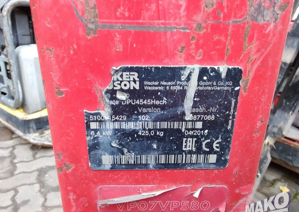 Wacker Neuson DPU4545Hech - Tromle: billede 4 Wacker Neuson DPU4545Hech - Tromle: billede 4