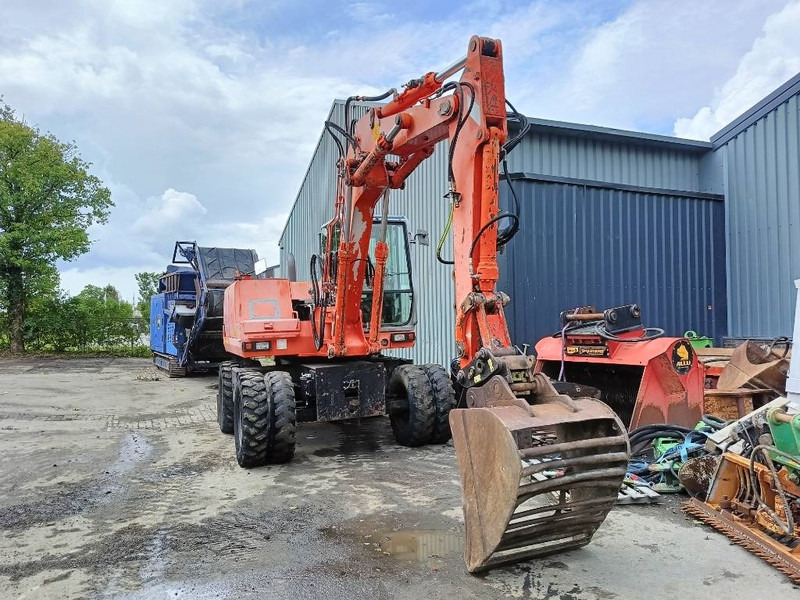 FIAT-HITACHI FH120W bandenkraan Wheel Excavator graafmachine - Hjulgravemaskine: billede 3 FIAT-HITACHI FH120W bandenkraan Wheel Excavator graafmachine - Hjulgravemaskine: billede 3