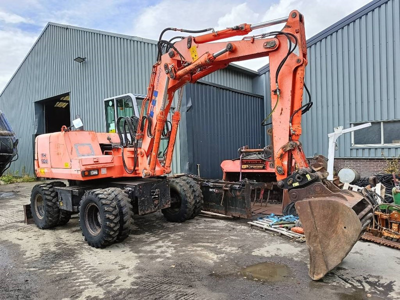 FIAT-HITACHI FH120W bandenkraan Wheel Excavator graafmachine - Hjulgravemaskine: billede 2 FIAT-HITACHI FH120W bandenkraan Wheel Excavator graafmachine - Hjulgravemaskine: billede 2
