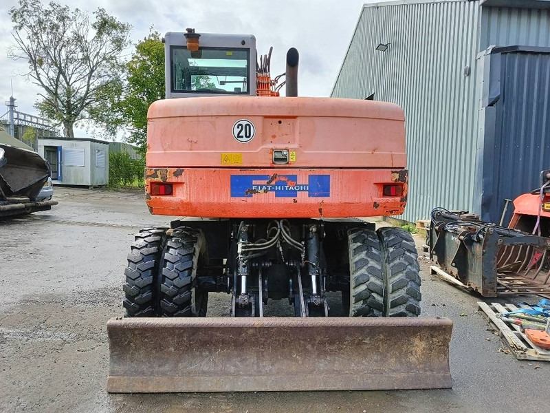 FIAT-HITACHI FH120W bandenkraan Wheel Excavator graafmachine - Hjulgravemaskine: billede 5 FIAT-HITACHI FH120W bandenkraan Wheel Excavator graafmachine - Hjulgravemaskine: billede 5
