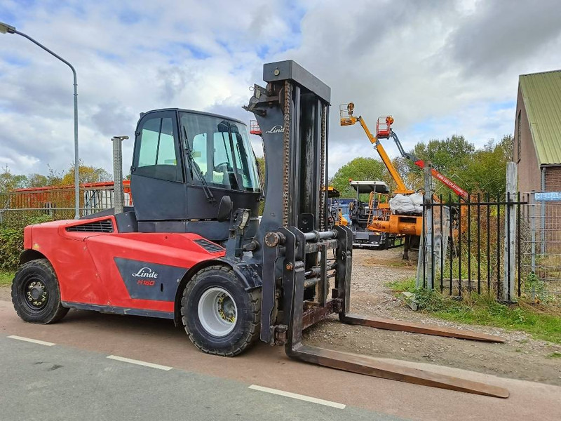 Linde H 160/1200 16 ton heftruck forklift stapler - Diesel gaffeltruck: billede 1 Linde H 160/1200 16 ton heftruck forklift stapler - Diesel gaffeltruck: billede 1
