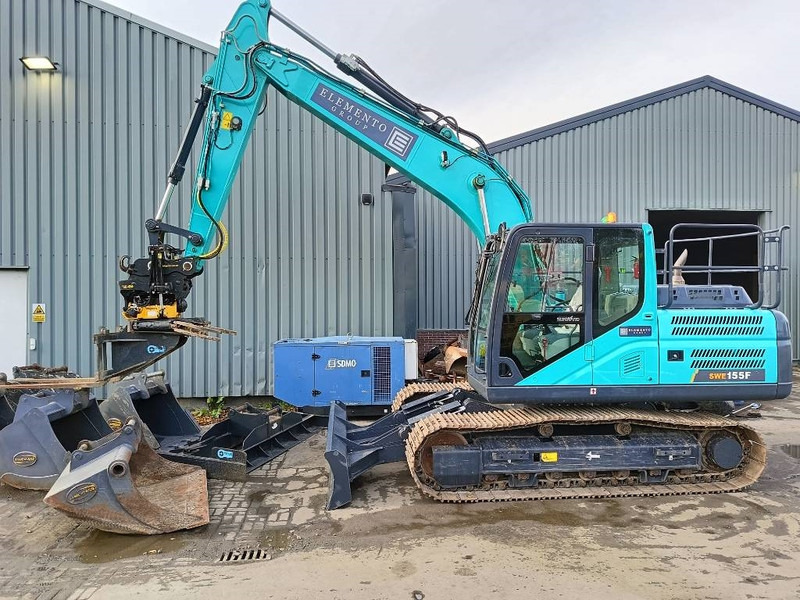 Sunward SWE 155 F + tilt rotator engcon oilquick - Bæltegravemaskine: billede 3 Sunward SWE 155 F + tilt rotator engcon oilquick - Bæltegravemaskine: billede 3