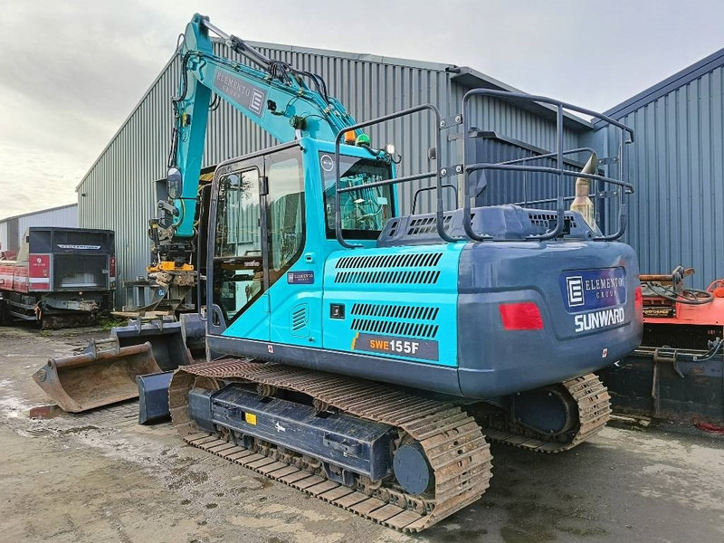 Sunward SWE 155 F + tilt rotator engcon oilquick - Bæltegravemaskine: billede 5 Sunward SWE 155 F + tilt rotator engcon oilquick - Bæltegravemaskine: billede 5