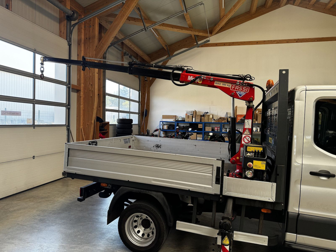 Ford Transit FT 350 DokaTdCI 1.2t Fassi Kran - Ladbil, Mandskabsbil: billede 5 Ford Transit FT 350 DokaTdCI 1.2t Fassi Kran - Ladbil, Mandskabsbil: billede 5