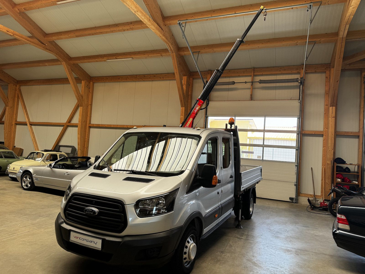 Ford Transit FT 350 DokaTdCI 1.2t Fassi Kran - Ladbil, Mandskabsbil: billede 4 Ford Transit FT 350 DokaTdCI 1.2t Fassi Kran - Ladbil, Mandskabsbil: billede 4