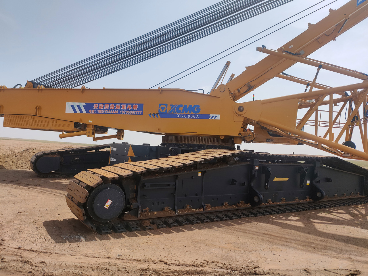Bæltekran XCMG Official Used Construction Crane XGC800A 800 Ton Mobile Crawler Crane Hot Sale: billede 8