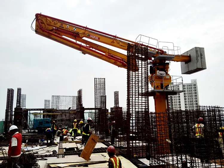XCMG Schwing Concrete Distributor HGP32 High Efficiency 22kw 32m Hydraulic Spider Concrete Placing Boom Made in China - Stationær betonpumpe: billede 5 XCMG Schwing Concrete Distributor HGP32 High Efficiency 22kw 32m Hydraulic Spider Concrete Placing Boom Made in China - Stationær betonpumpe: billede 5